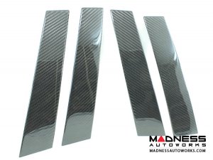 Alfa Romeo Giulia Exterior Door Pillars - Carbon Fiber